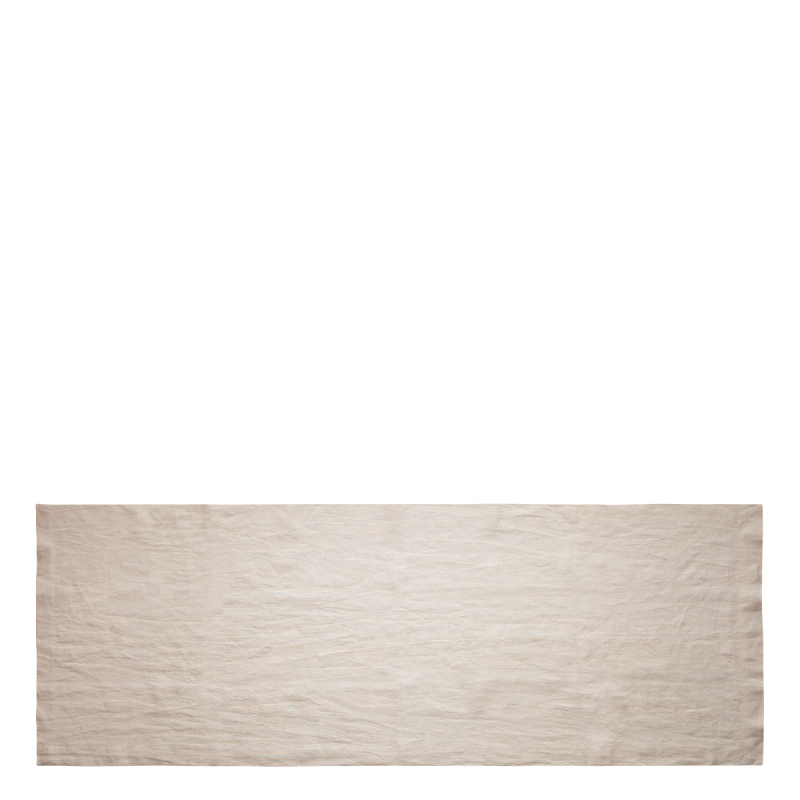 Chalk linen table runner 50 x 140 cm - Gaya Ambiente