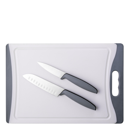 Coltelli e tagliere set 3 pezzi - Basic