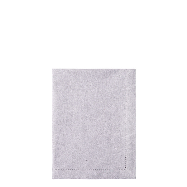 Light grey cotton table runner 50 x 140 cm – Basic Ambiente