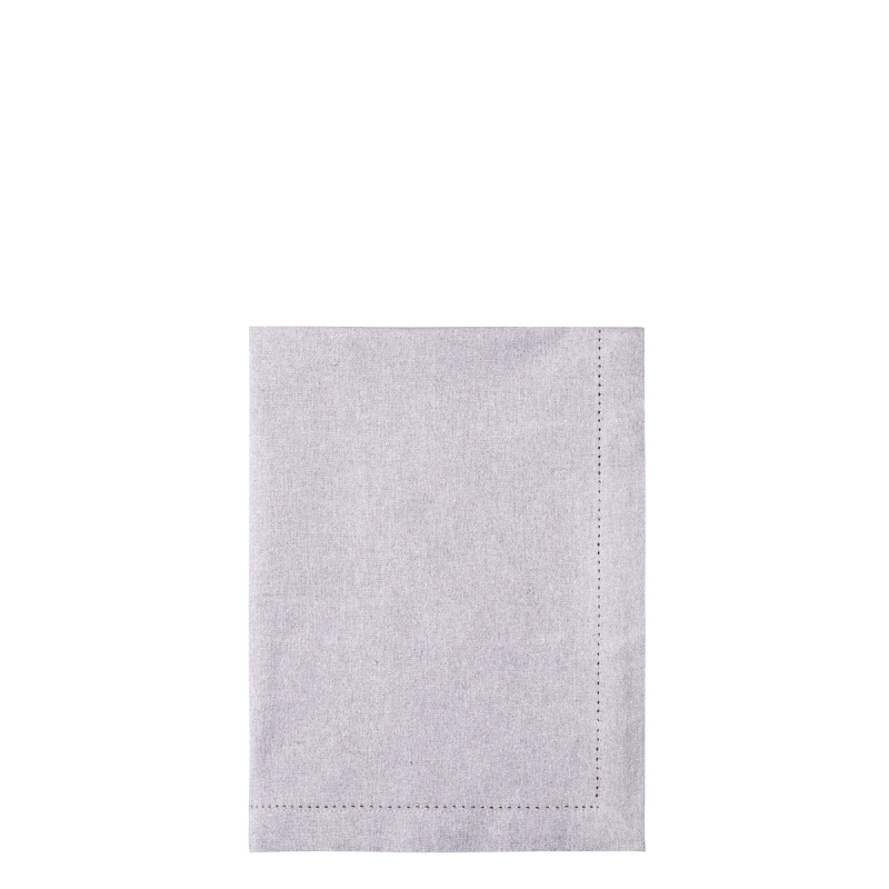 Light grey cotton table runner 50 x 140 cm – Basic Ambiente