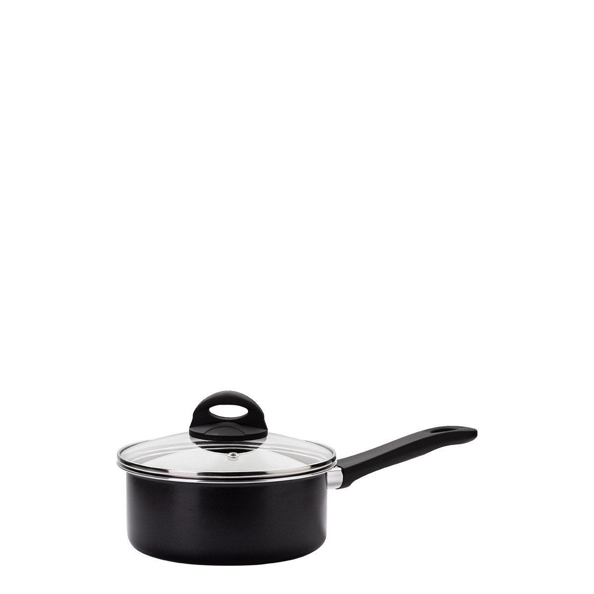 Casseruola con coperchio in vetro ø 18 cm – Venus Lunasol Induktion black