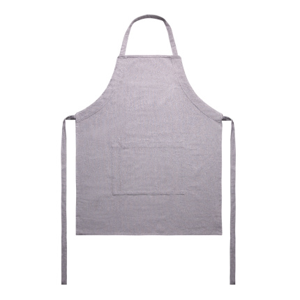 Light grey cotton apron 70 x 85 cm – Basic Ambiente