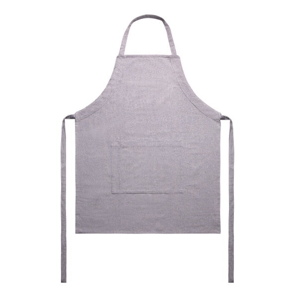 Light grey cotton apron 70 x 85 cm – Basic Ambiente