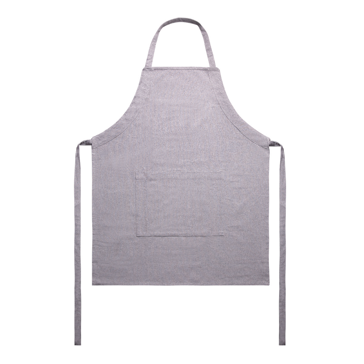 Grembiule in cotone grigio chiaro 70 x 85 cm – Basic Ambiente