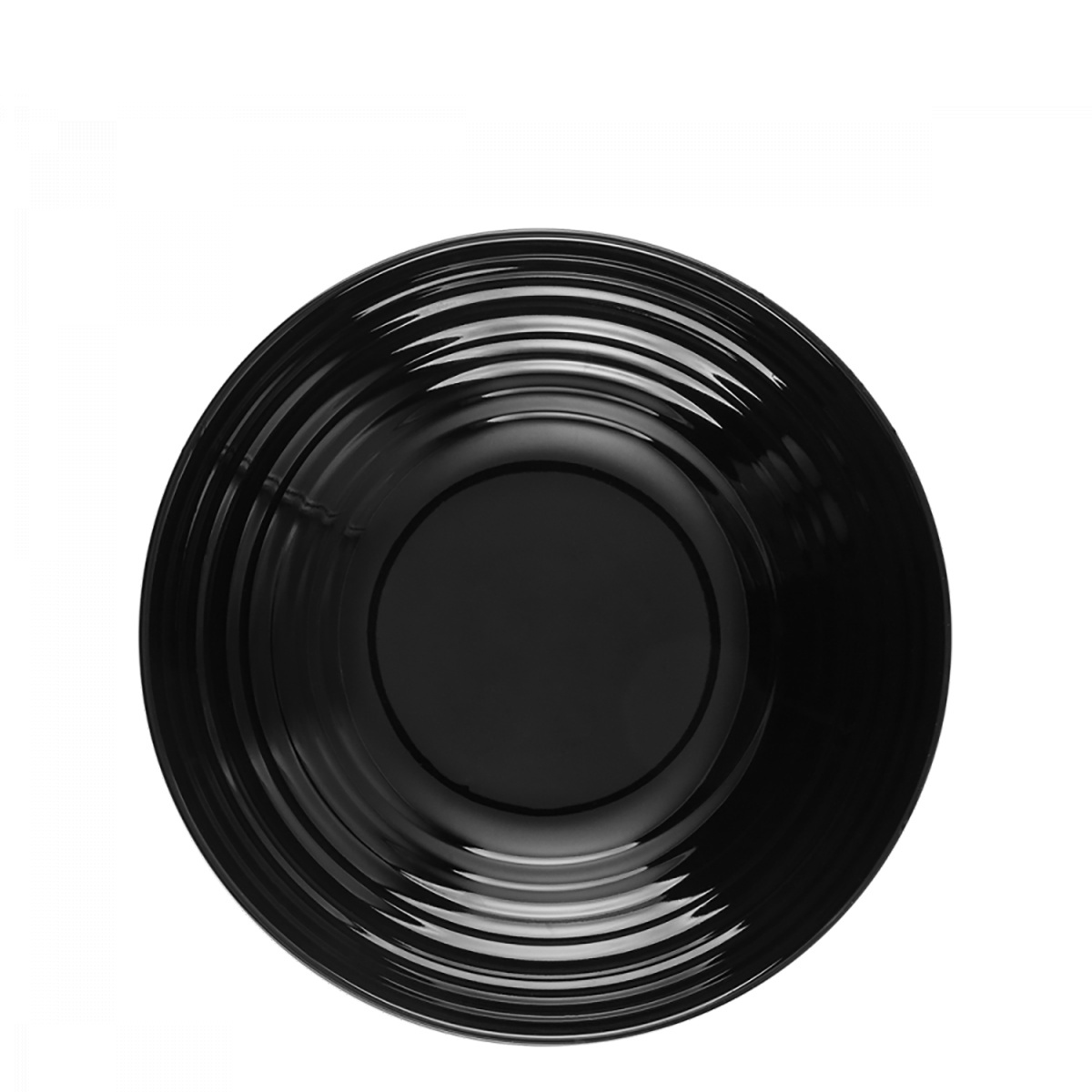 Deep Plate Gaya RGB Spiral Black 23.5 cm