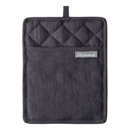 Gant de cuisine anthracite 19 x 24 cm - Gaya Ambiente