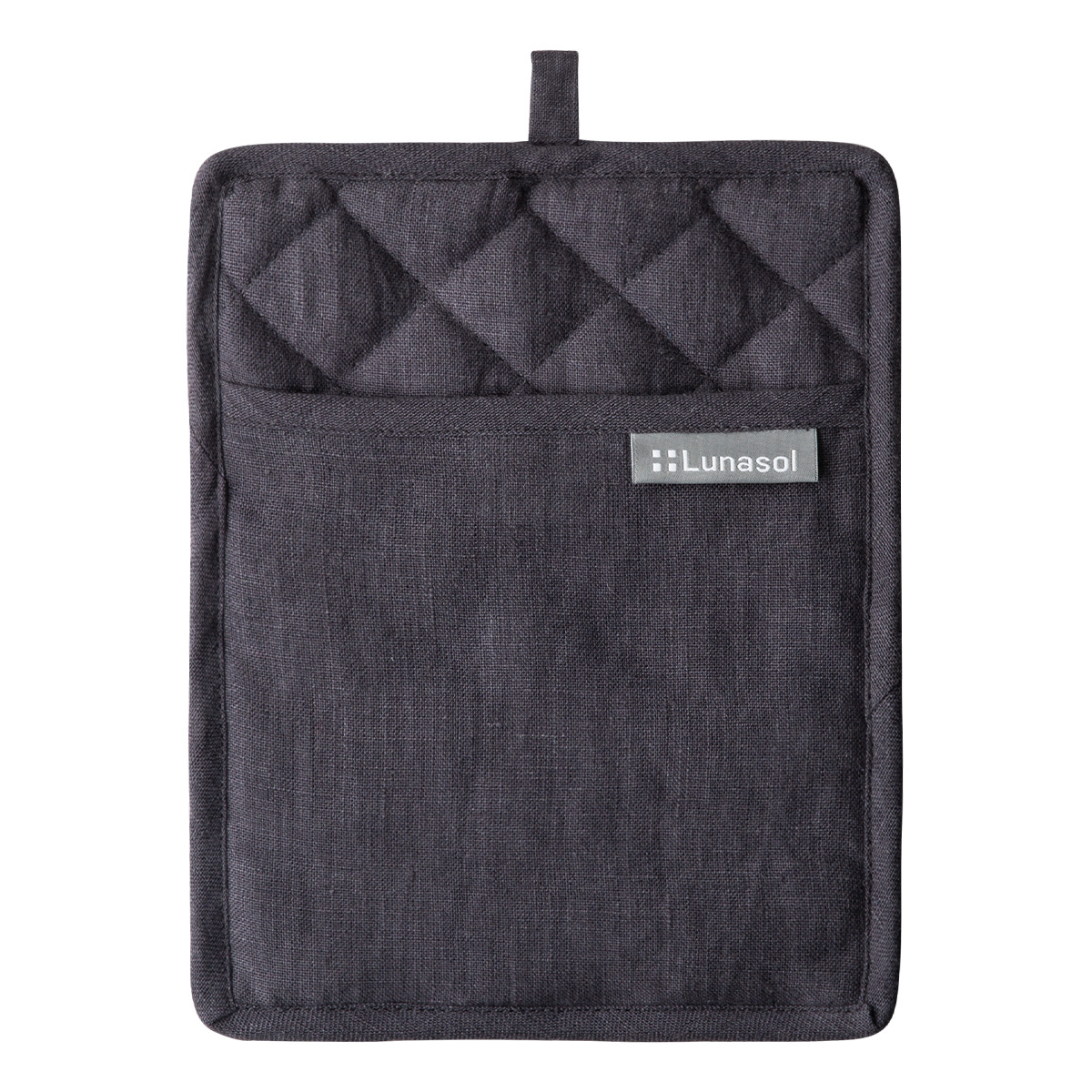 Anthracite oven mitt 19 x 24 cm - Gaya Ambiente