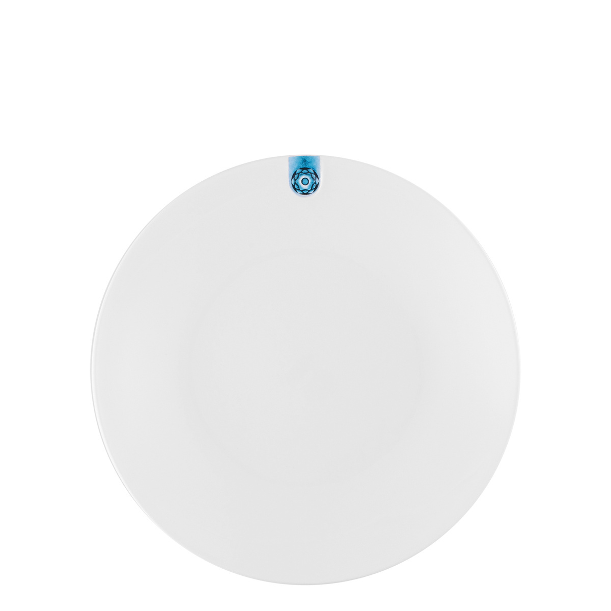 Piatto piano Coupe con ornamento blu 20,5 cm - Gaya RGB