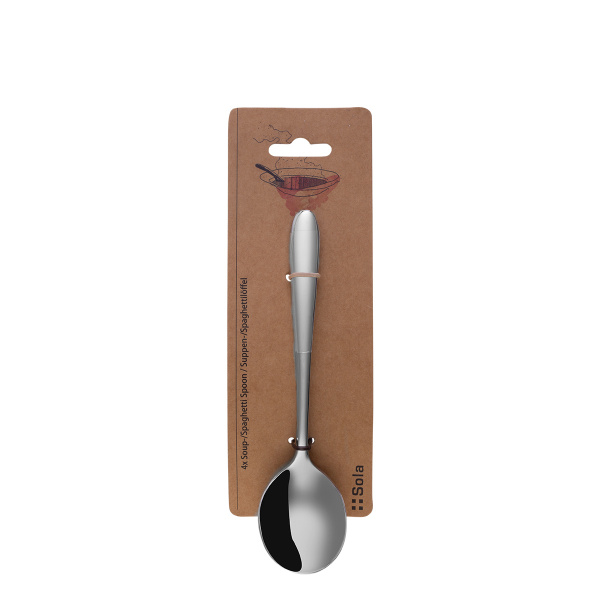 Suppen- Spaghettilöffel Set 4-tlg. - Basic Alpha