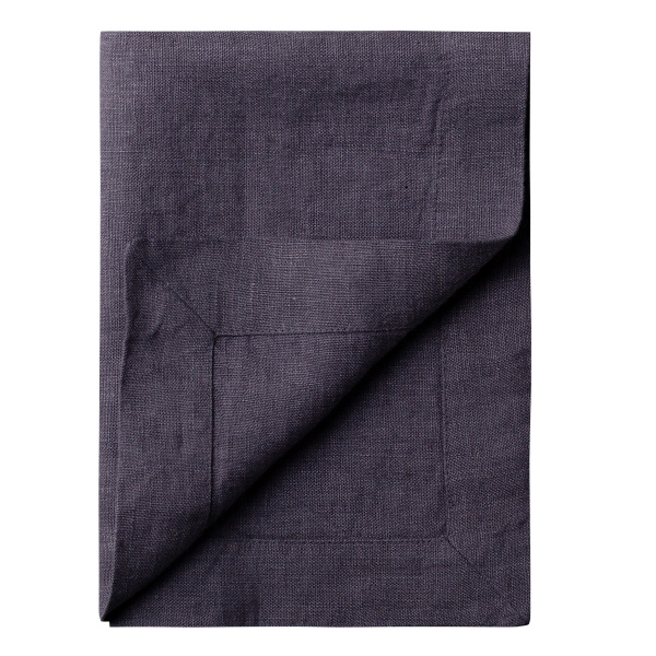 Set de table en lin anthracite 35 x 50 cm - Gaya Ambiente
