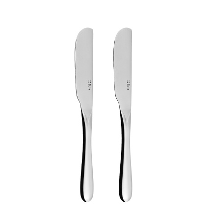 Butter Knife with Hollow Handle 2-pc Set - Alpha Organic