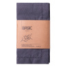 Cloth napkins 45 x 45 cm steel gray, 2 pcs. — Basic Ambiente