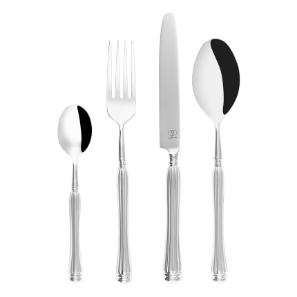 Cutlery set with hollow handle 24 pcs - Adam