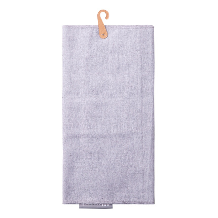 Light gray cotton case for storing cutlery 52 x 26 cm - Basic Ambiente