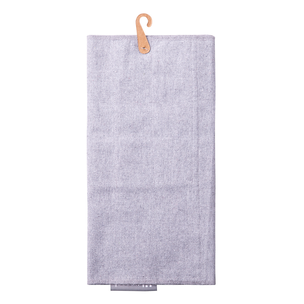 Light gray cotton case for storing cutlery 52 x 26 cm - Basic Ambiente