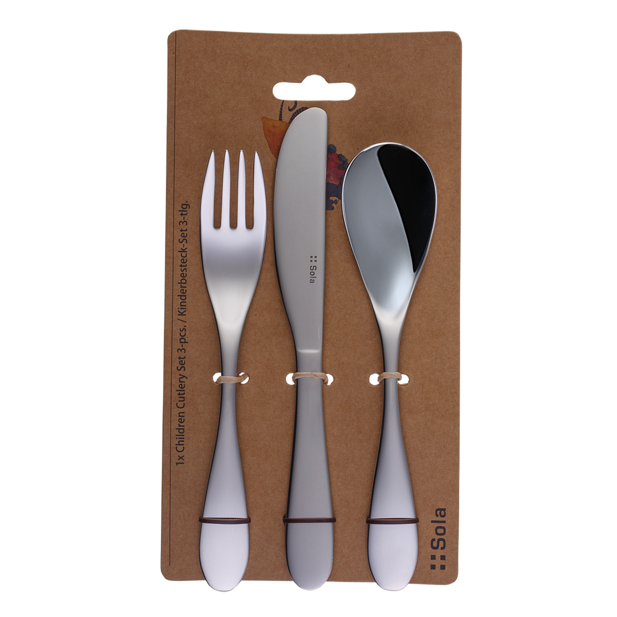 Kinderbesteck-Set 3 tlg. - Alpha