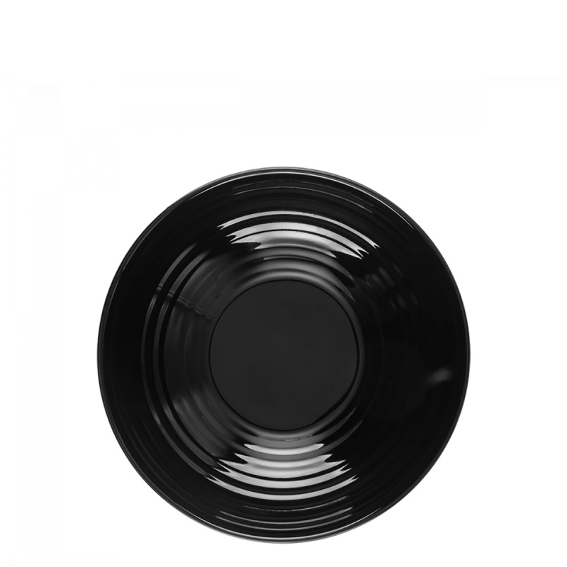 Piatto fondo Coupe Spiral nero 19,5 cm - Gaya
