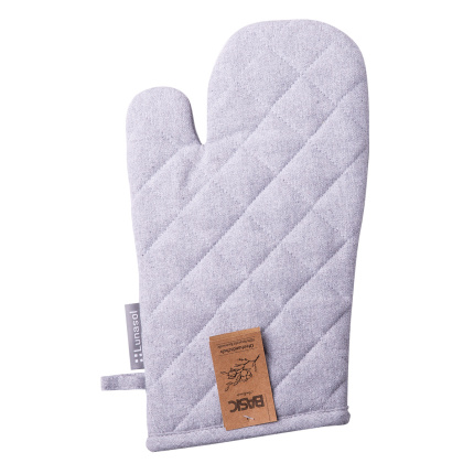 Light grey oven mitt 19 x 32 cm – Basic Ambiente
