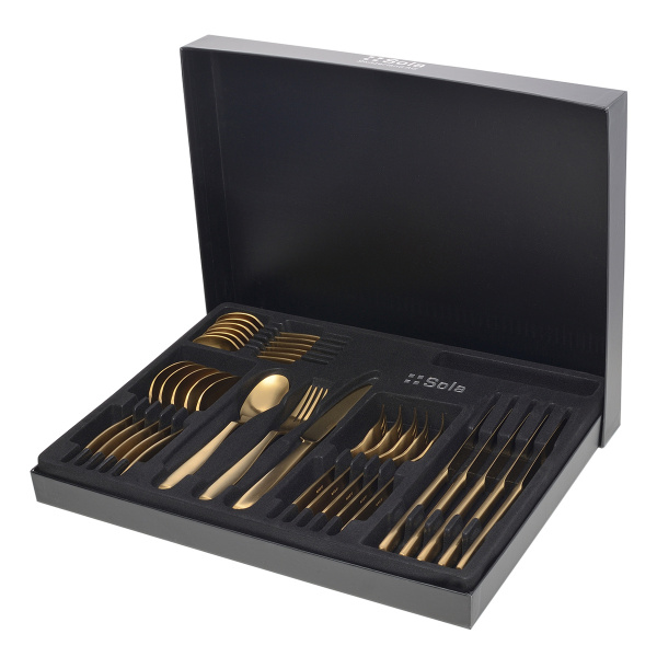 Besteck-Set 24-tlg. - Gaya All Satin gold