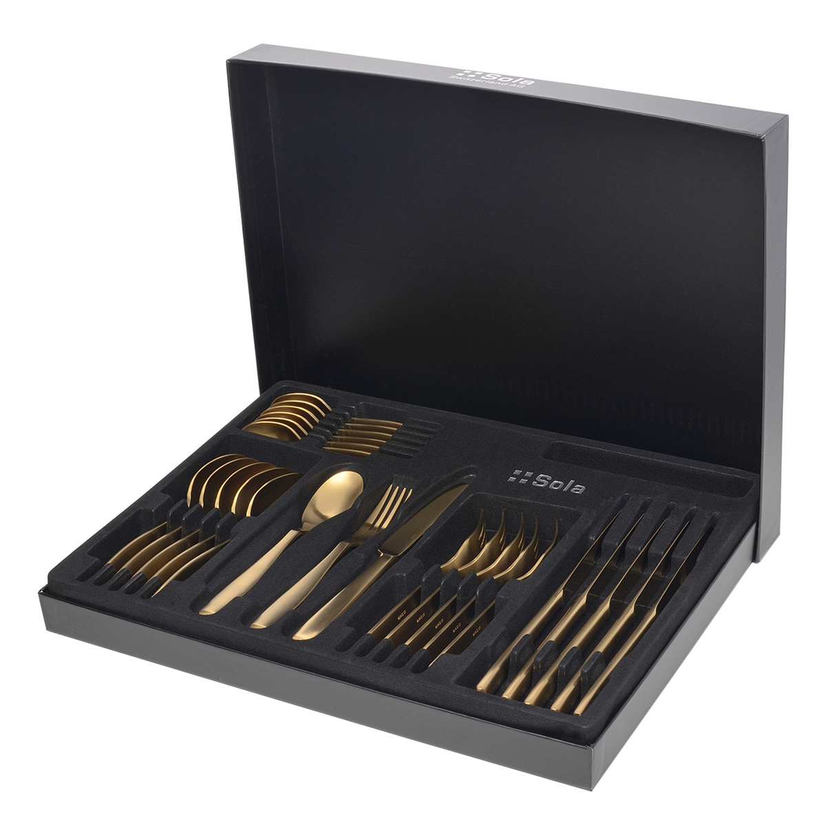 Set di posate 24 pezzi - Gaya All Satin oro