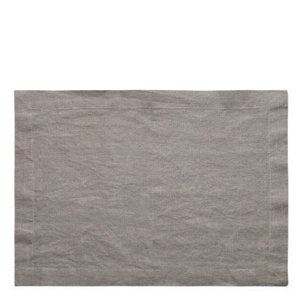 Slate linen placemat 35 x 50 cm - Gaya Ambiente