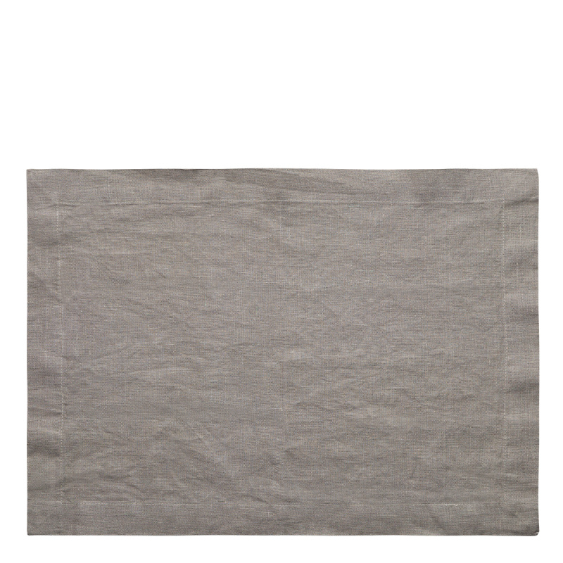 Slate linen placemat 35 x 50 cm - Gaya Ambiente