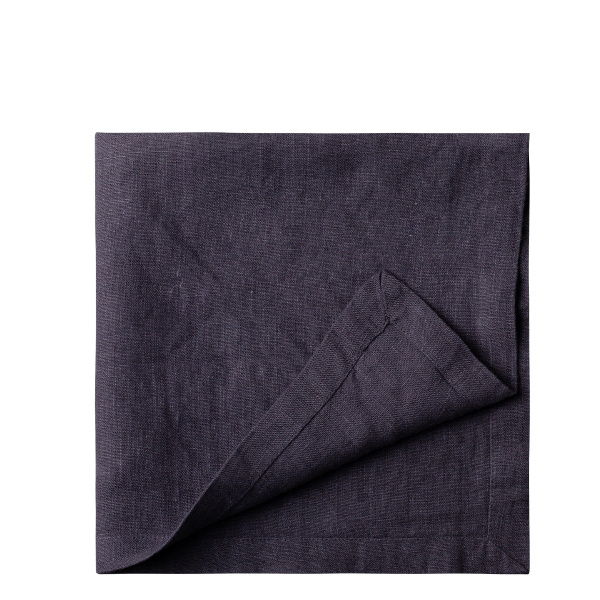 Tovaglioli in lino antracite 50 x 50 cm 2 pz - Gaya Ambiente