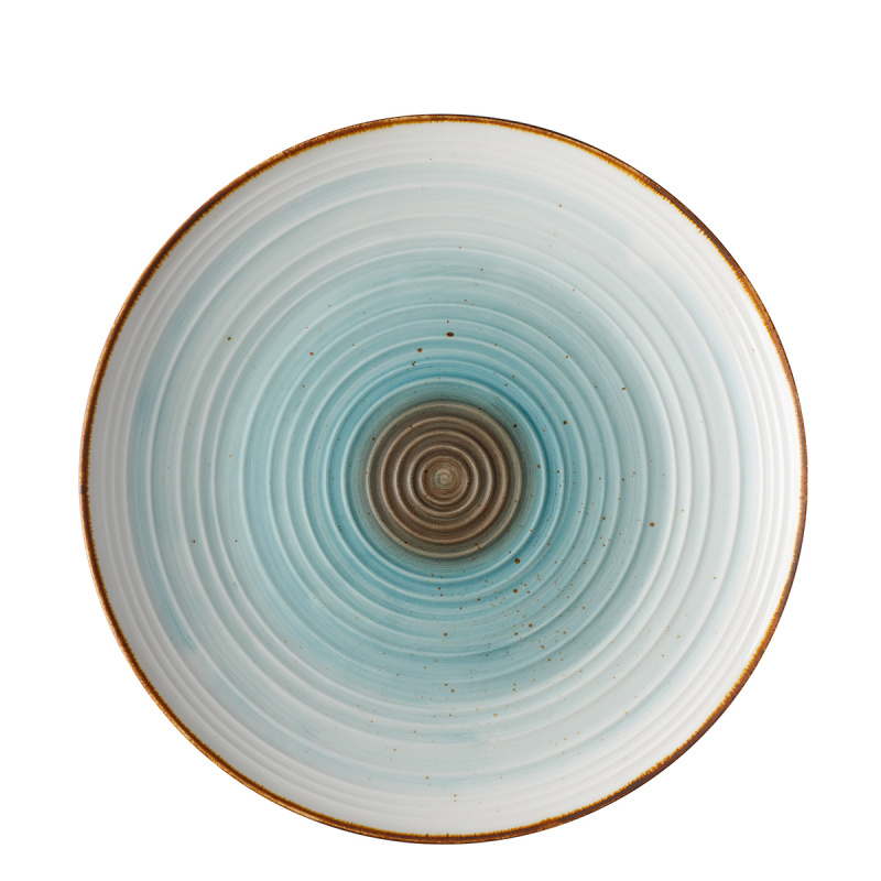 Piatto piano Gaya Coupe Spiral Rustico 28 cm