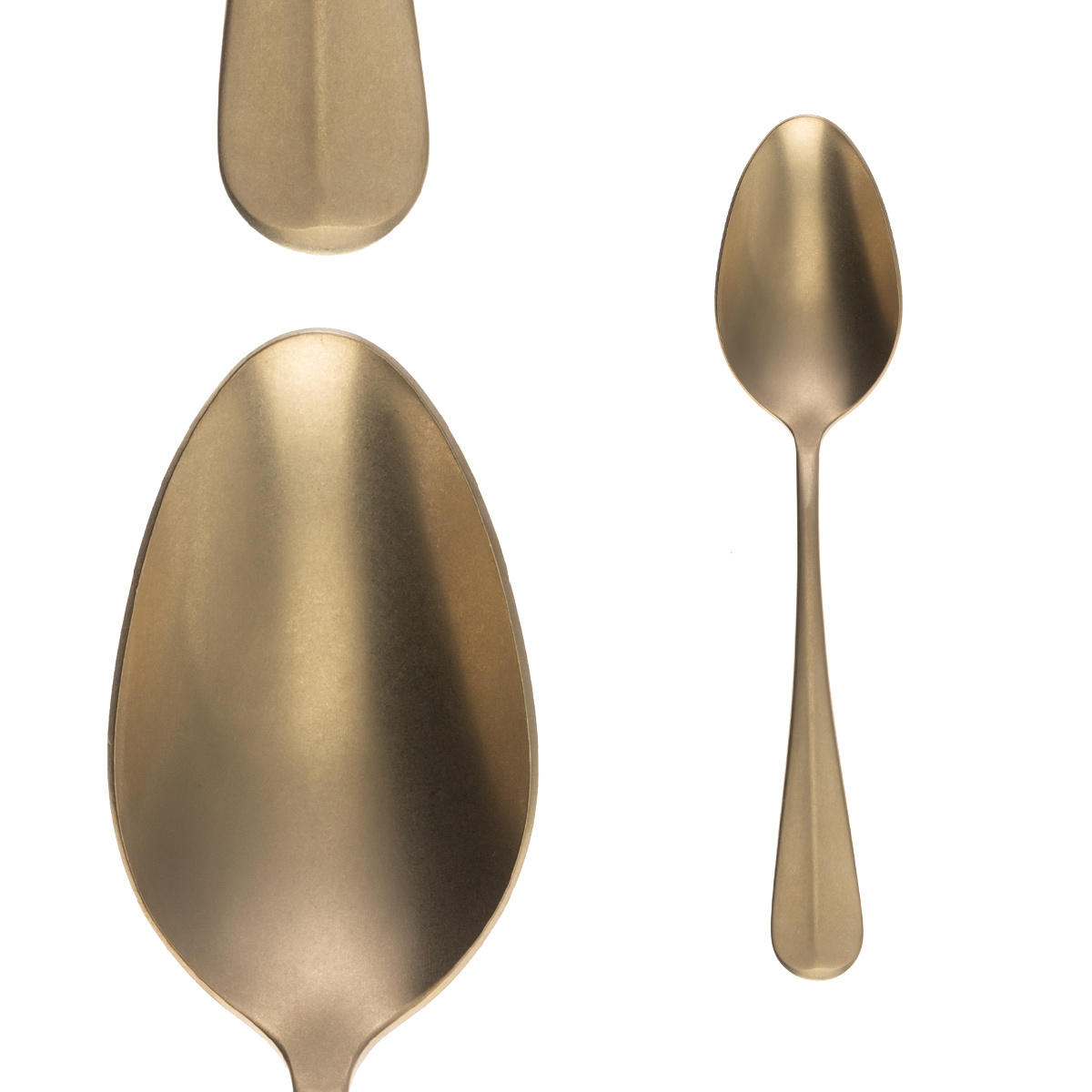 24-Piece Cutlery Set - Baguette Vintage PVD Champagne Stone Wash