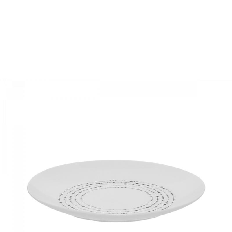 Dessert plate 20.5 cm set of 4 - Basic Dots