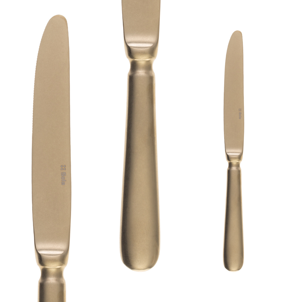 Besteck-Set 24-tlg. - Baguette Vintage PVD Champagne Stone Wash