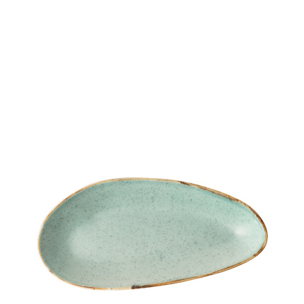 Teller oval Sand türkis 25 cm – Gaya