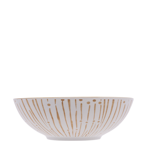 Ciotola per cereali bianca / champagne 17,8 cm - Basic