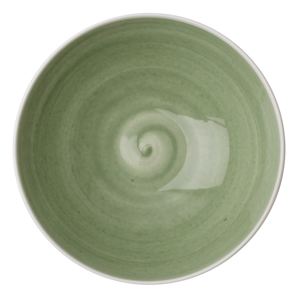 Müeslischale 15 cm olive / weiss - Grand Hotel Premium color