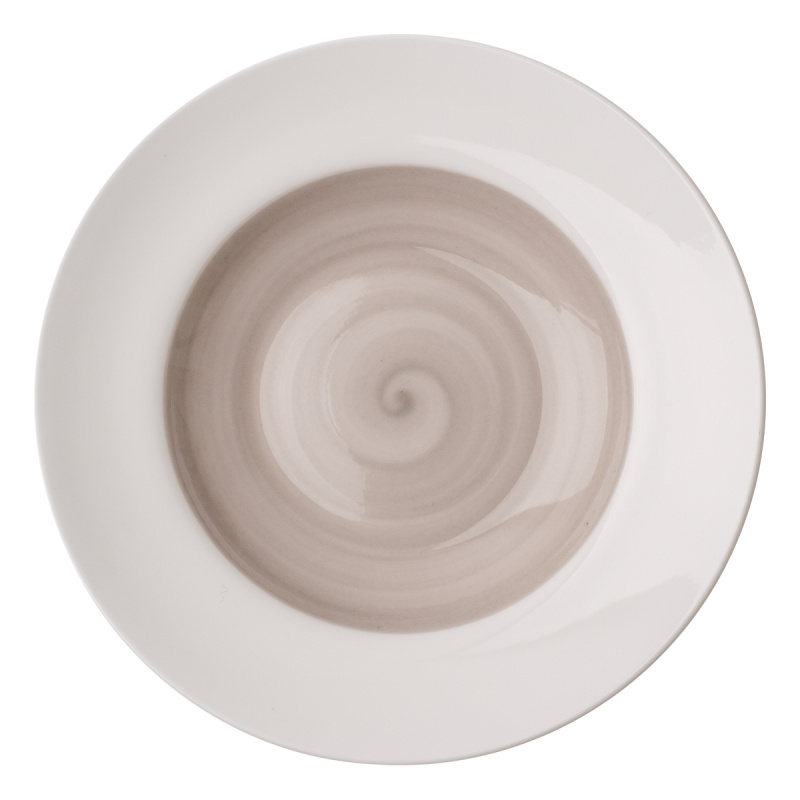 Grand Hotel Premium color - Pastateller 25 cm rocca / weiss aussen