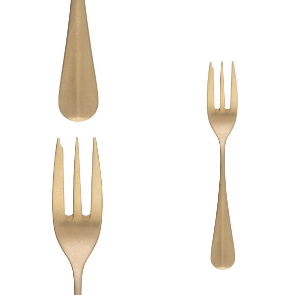 30-Piece Cutlery Set - Baguette Vintage PVD Champagne Stone Wash