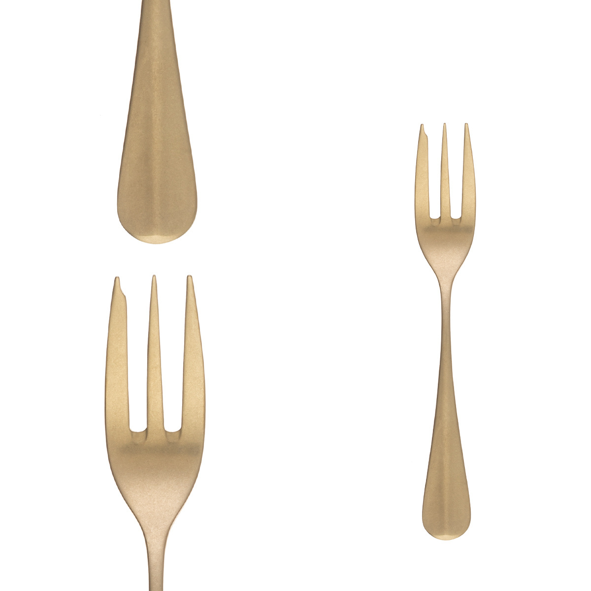 30-Piece Cutlery Set - Baguette Vintage PVD Champagne Stone Wash