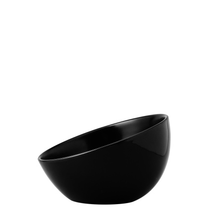 Große schwarze Schale Flow Eco – 19 cm