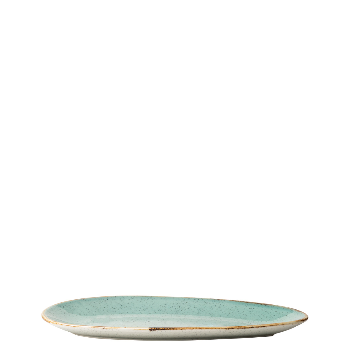 Teller oval Sand türkis 25 cm – Gaya