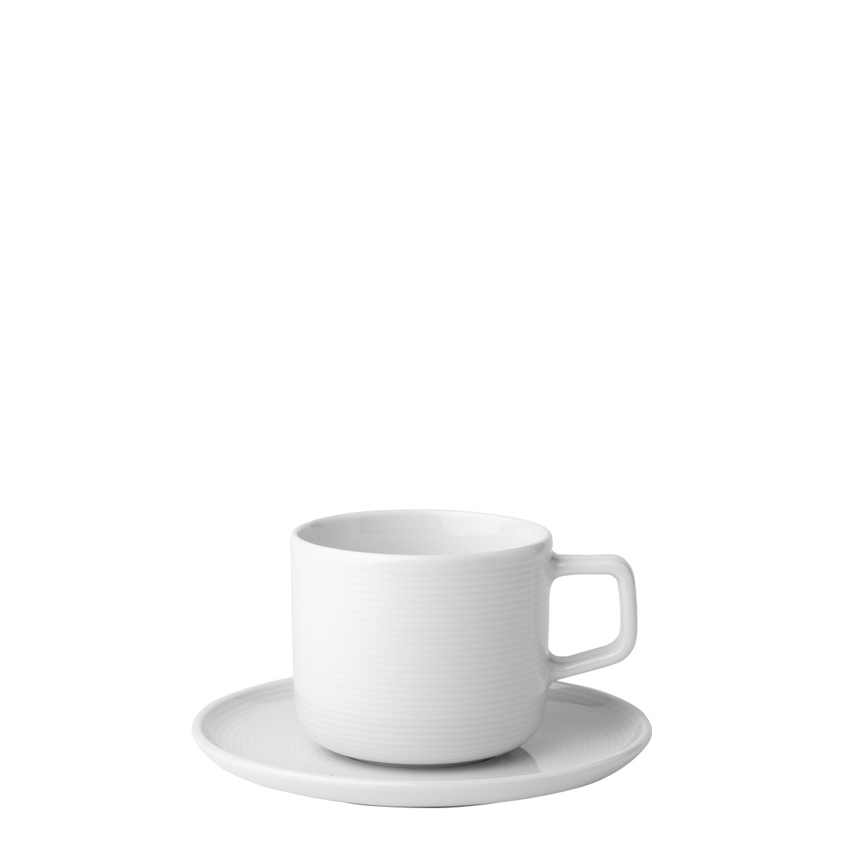 Service à café U-Coupe 8 pièces. BASIC Chic U-Coupé Relief Lunasol