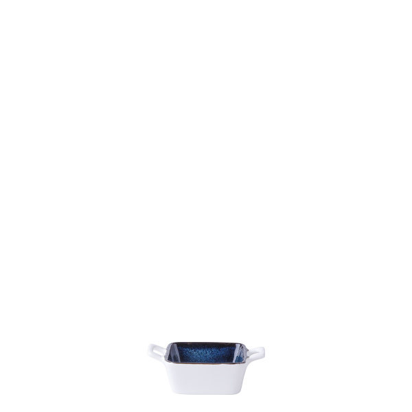 Ciotola Flowl Atelier blu con manici 7,8 x 7,8 cm - Gaya