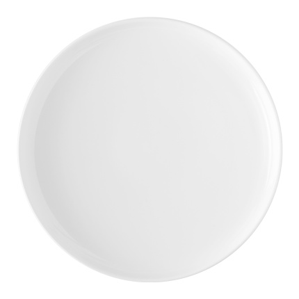 Dinner plate Coupe white 28 cm – Flow