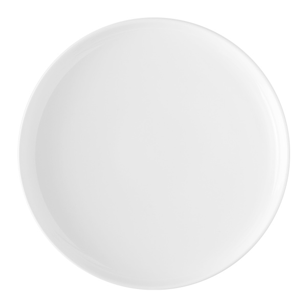 Piatto piano Coupe bianco 28 cm – Flow