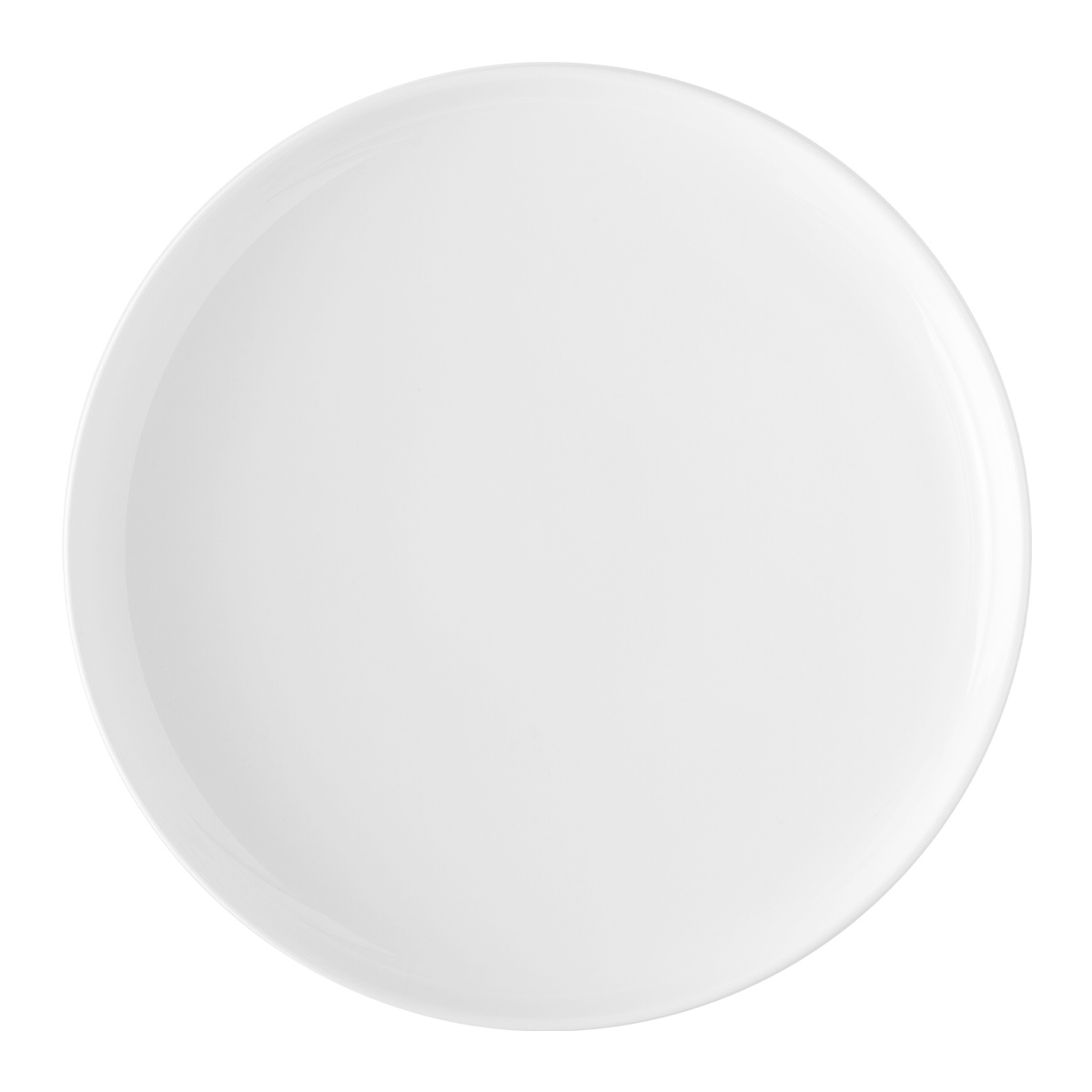 Piatto piano Coupe bianco 28 cm – Flow