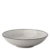 Bowl ø 21.5 cm H: 5.5 cm - Gaya Atelier light grey speckled