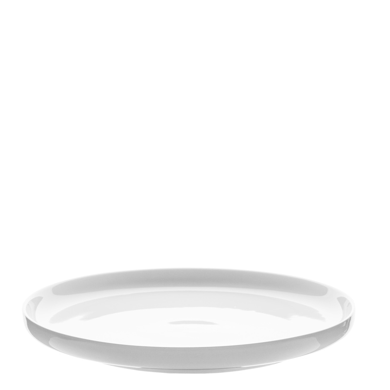 Dinner plate Coupe white 28 cm – Flow