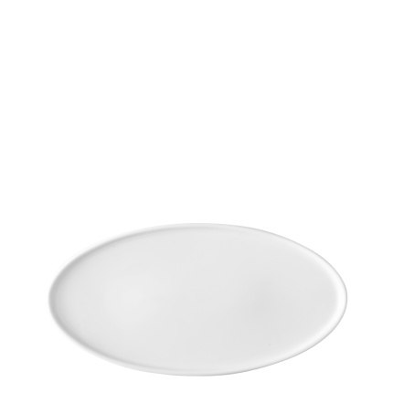 Teller flach oval U-Coupe 30.5 x 15.5 cm - FLOW Lunasol white