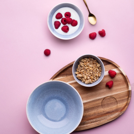 Flowl Glacial Ice bowl set + tray | Gaya Lunasol