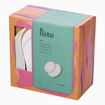 Set en porcelaine 12 pcs Bahia – Flow
