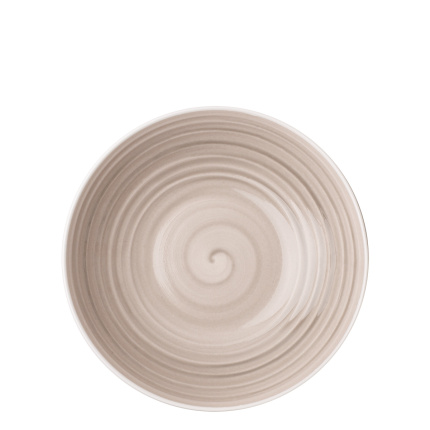 Teller tief 23.5 cm Coupe Spiral rocca / sand  - Gaya Atelier color
